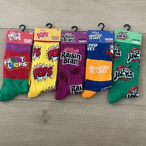 🥣 Kellogg’s Cereal Lovers 4 Pair Men’s Novelty Themed Socks